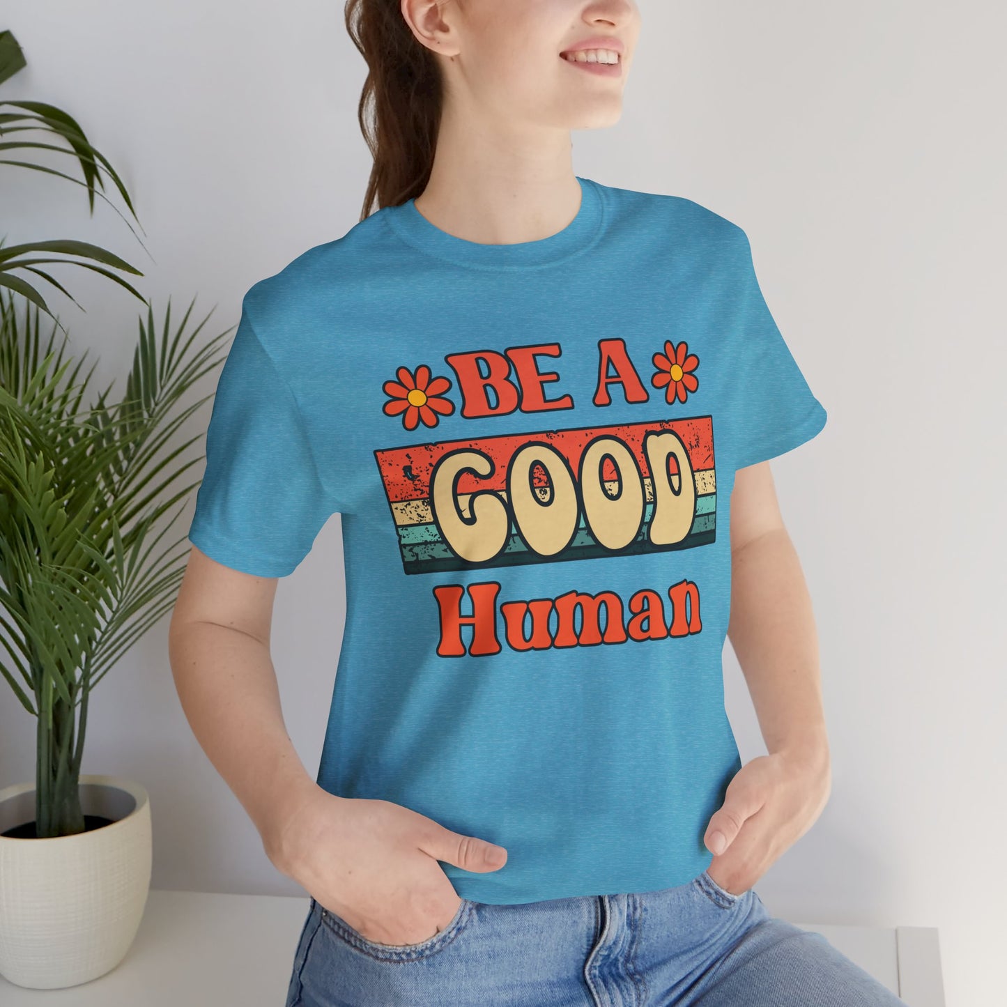 Be A Good Human Retro T-Shirt
