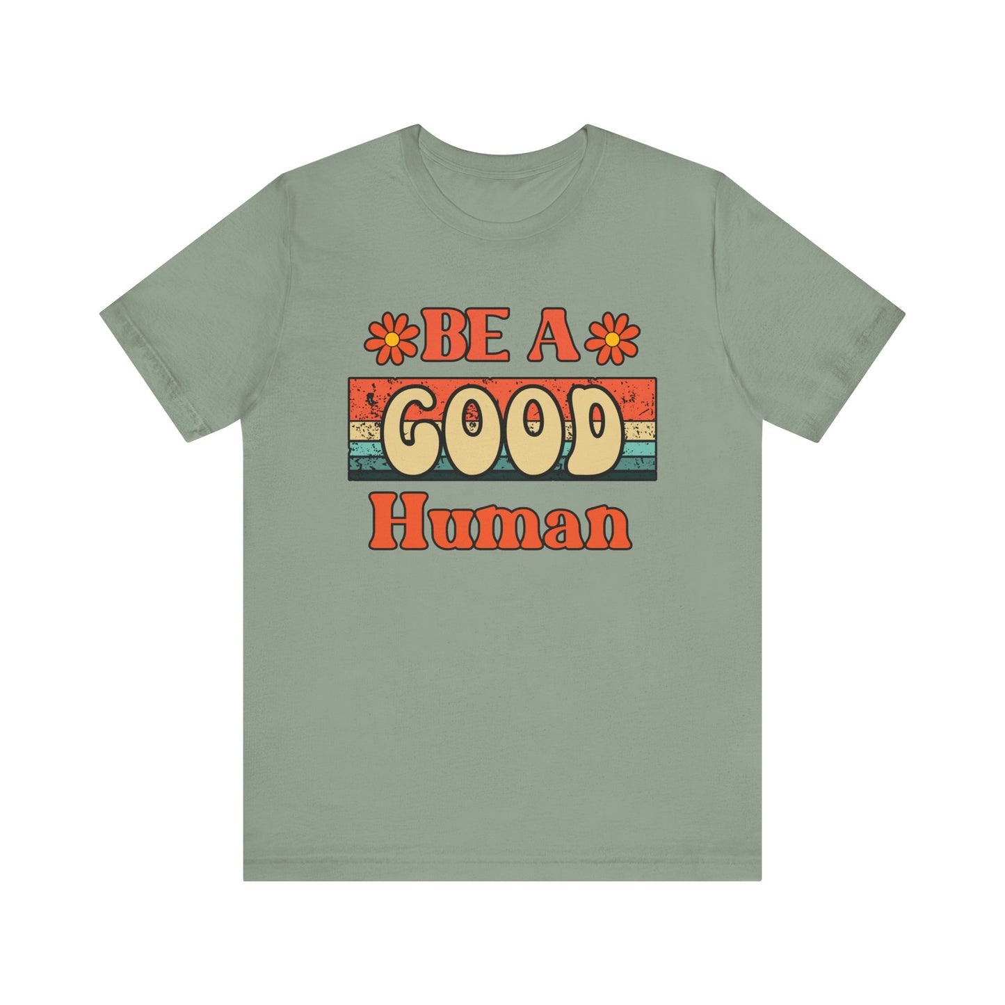 Be A Good Human Retro T-Shirt
