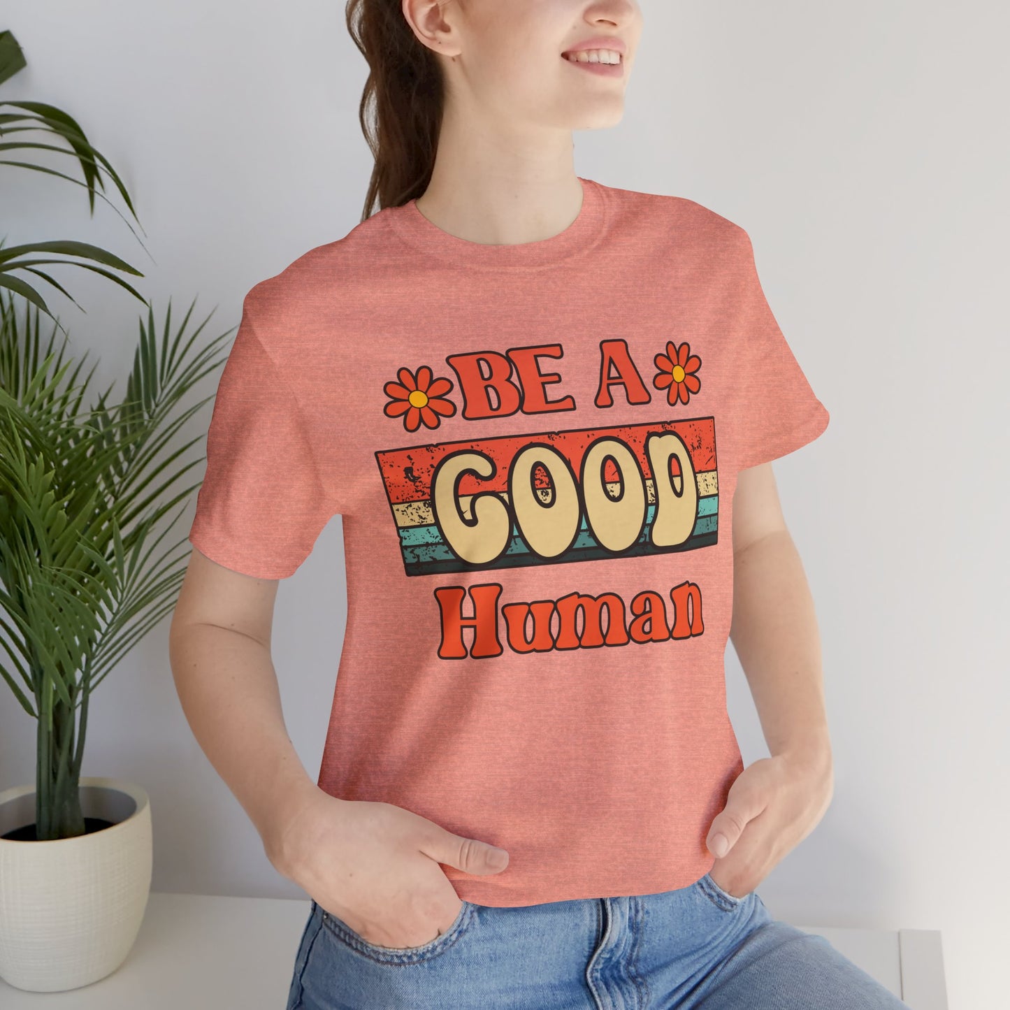 Be A Good Human Retro T-Shirt