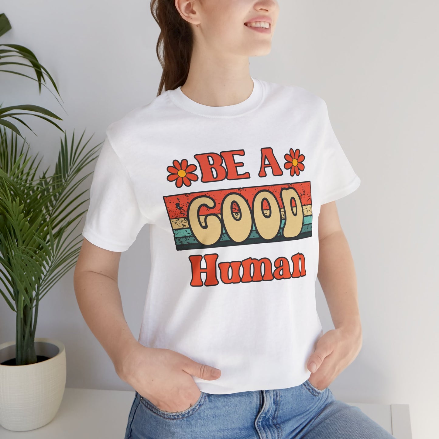 Be A Good Human Retro T-Shirt