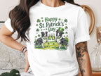 Happy St. Patrick's Day Dog Shamrock T-Shirt