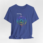 Choku Rei Reiki Power Symbol Chakra Colors T-Shirt