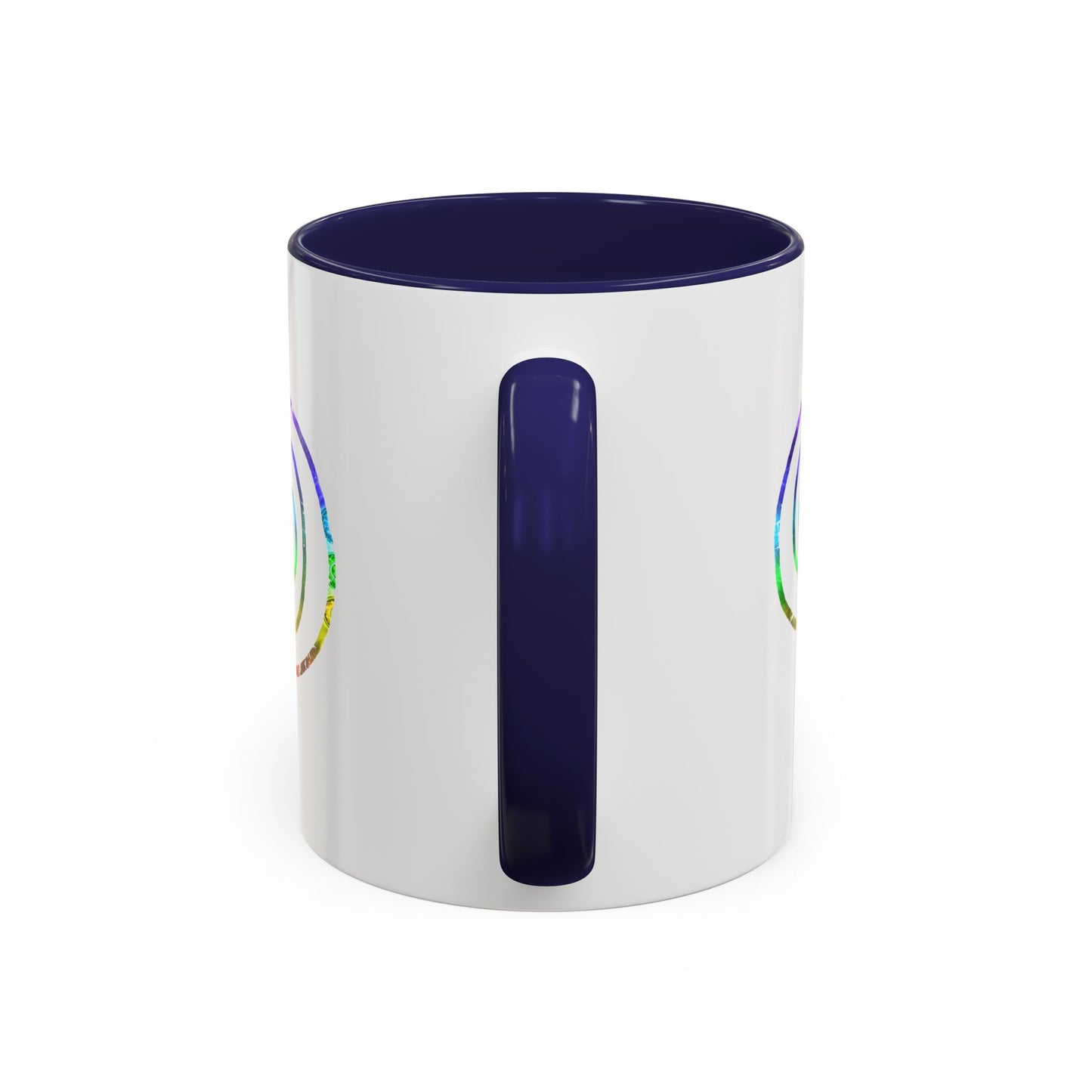 Coffee Mug - Choku Rei Reiki Power Symbol Chakra Colors 11oz