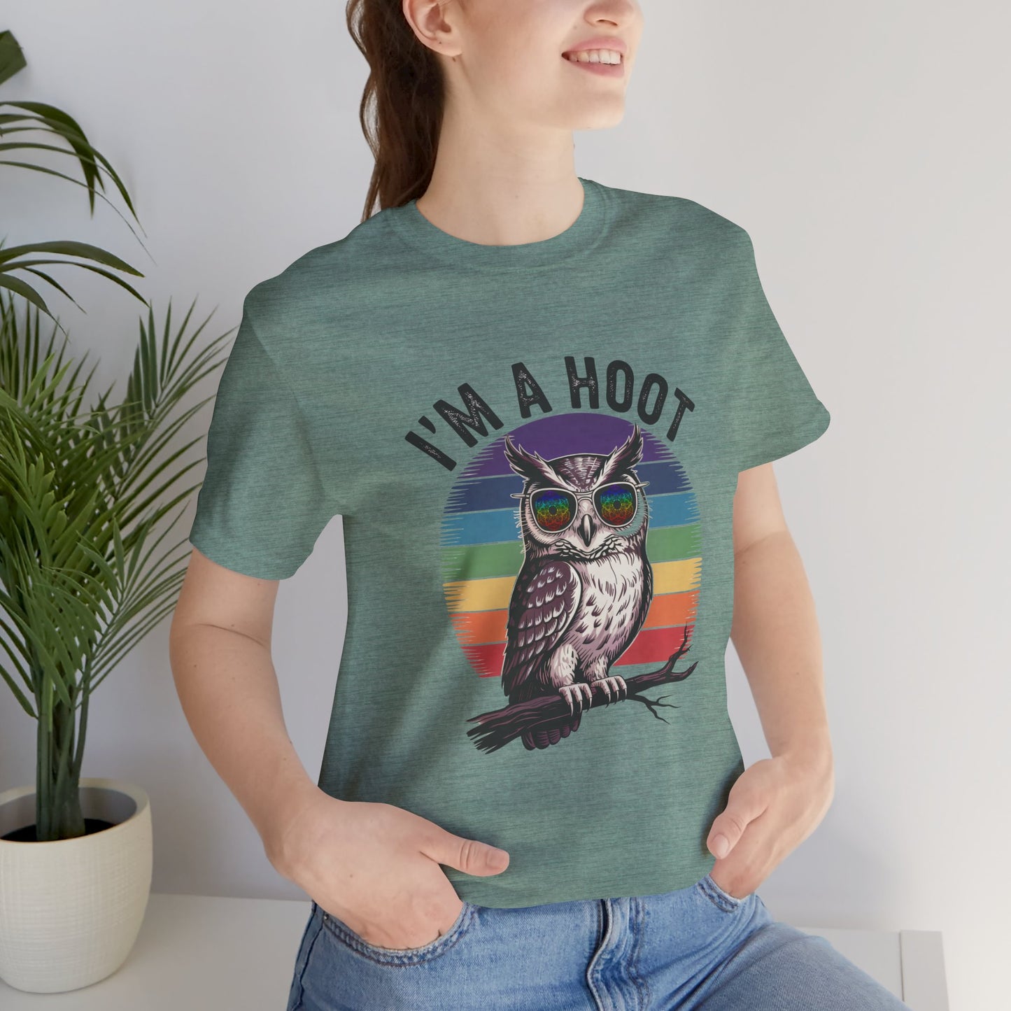 I'm a Hoot Retro Spirit Animal Owl T-Shirt