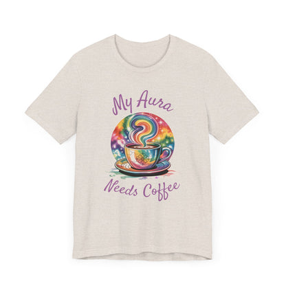 My Aura Needs Coffee Spiritual Coffee Lover Funny T-Shirt
