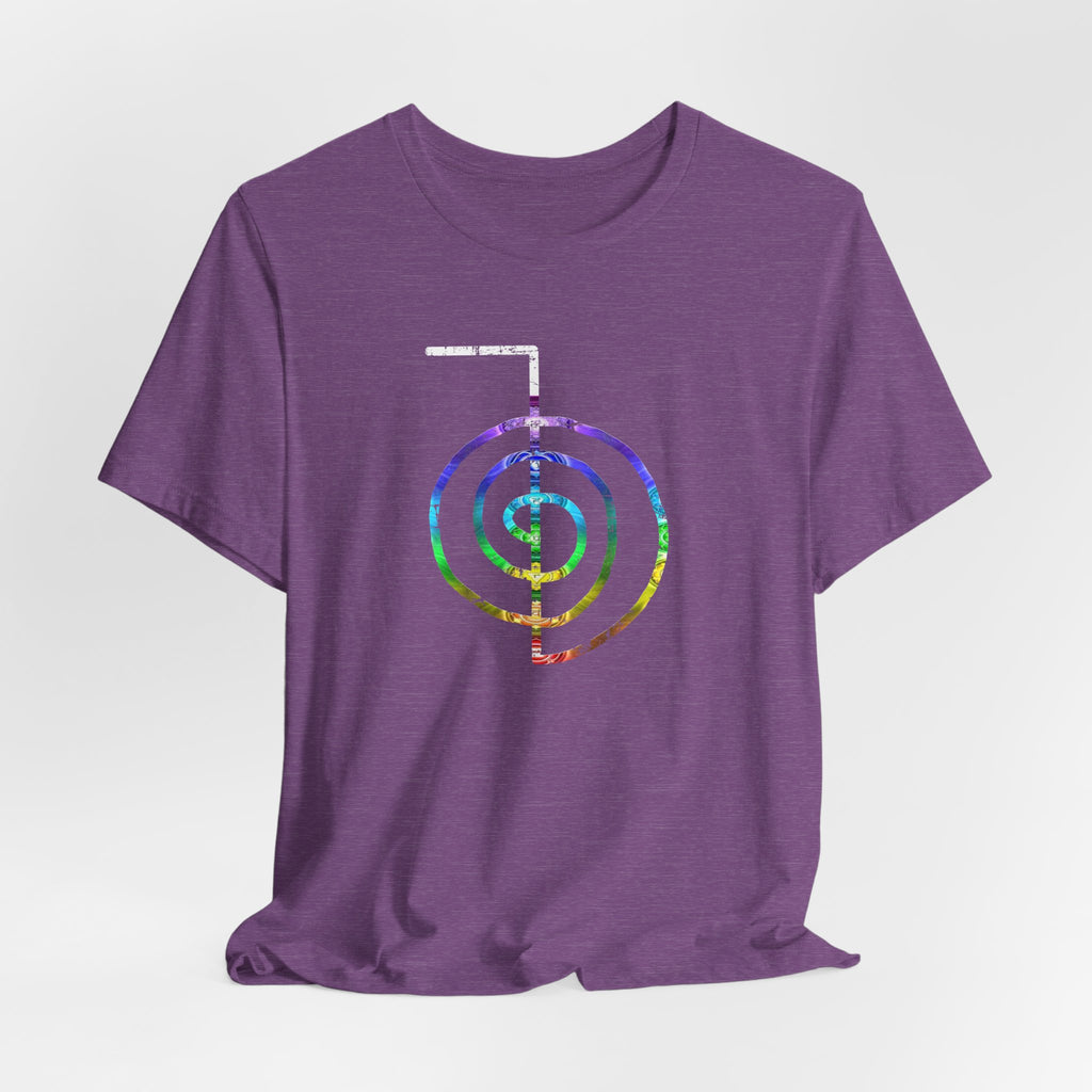 Choku Rei Reiki Power Symbol Chakra Colors T-Shirt