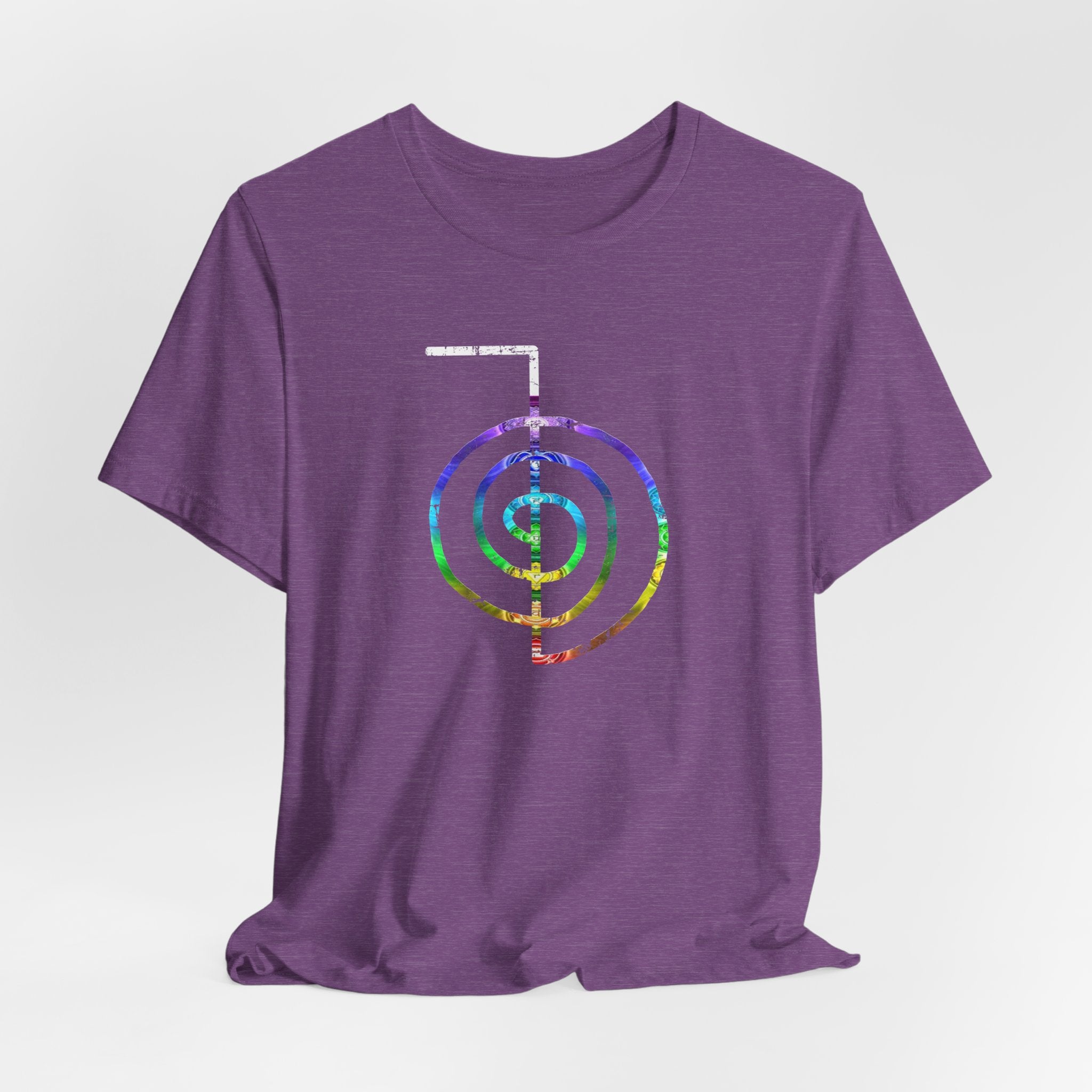 Choku Rei Reiki Power Symbol Chakra Colors T-Shirt