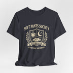 Soft Pants Society Funny T-Shirt — Jogging Pants Lovers Tee - WrinkledHippie