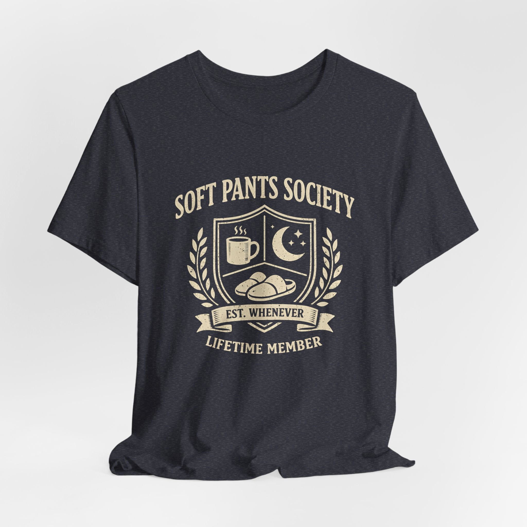 Soft Pants Society Funny T-Shirt — Jogging Pants Lovers Tee