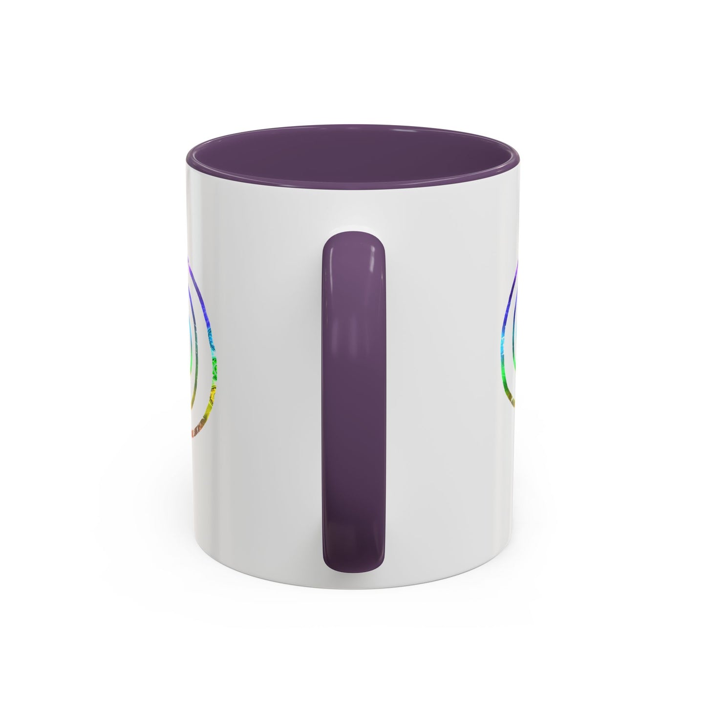 Coffee Mug - Choku Rei Reiki Power Symbol Chakra Colors 11oz