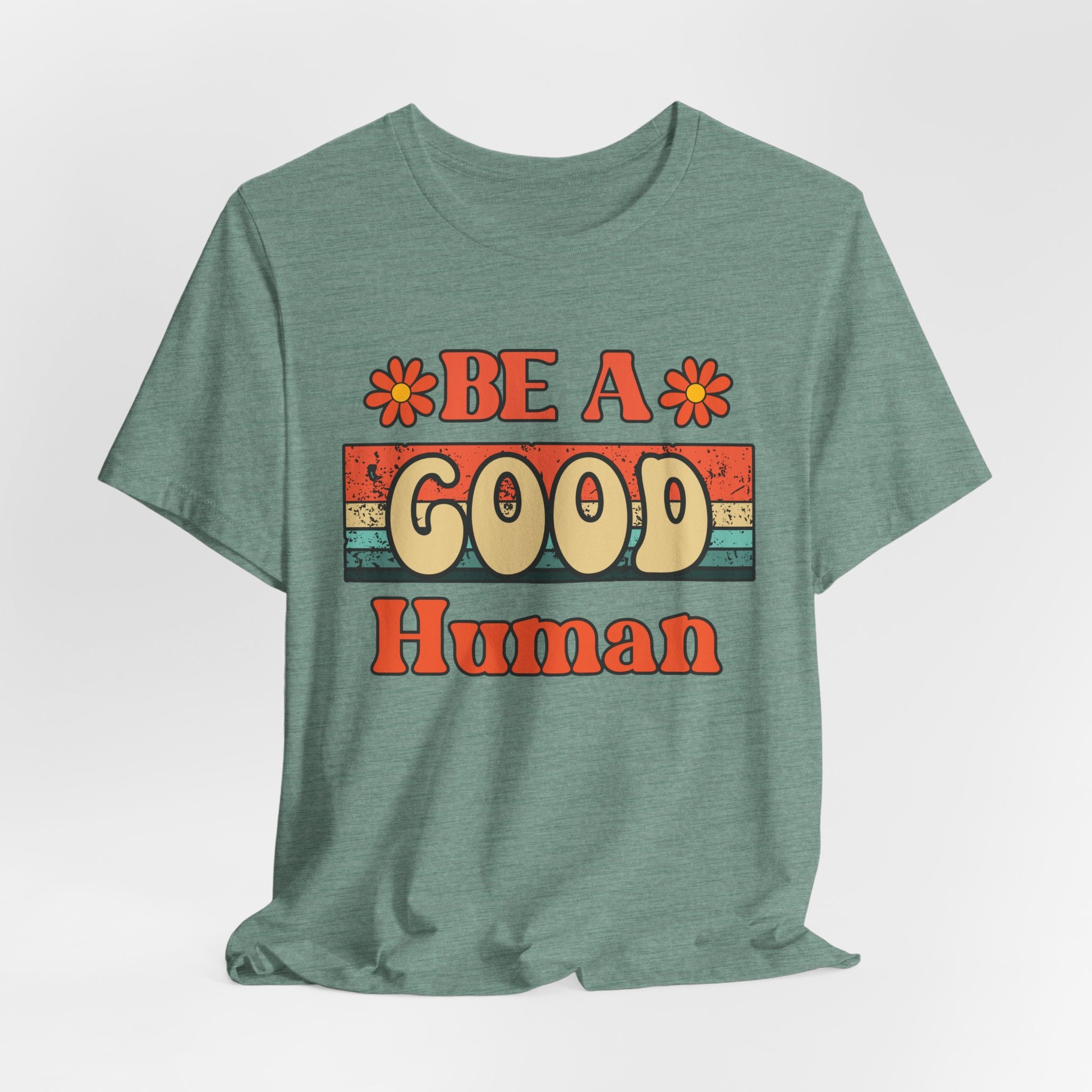 Be A Good Human Retro T-Shirt