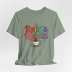 Reiki & Roasts Coffee Tee — Spiritual Coffee Lover T‑Shirt - WrinkledHippie