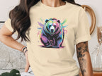 Vibrant Multicolored Bear Artwork T-Shirt Product