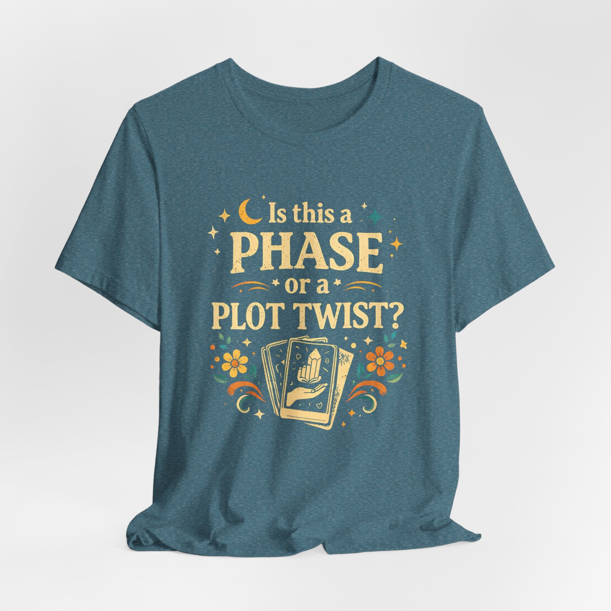 Funny Midlife Plot Twist T-Shirt — “Is This a Phase or a Plot Twist?”