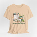 Lucky to Love Reading St Patrick's Day T-Shirt for Book Lovers