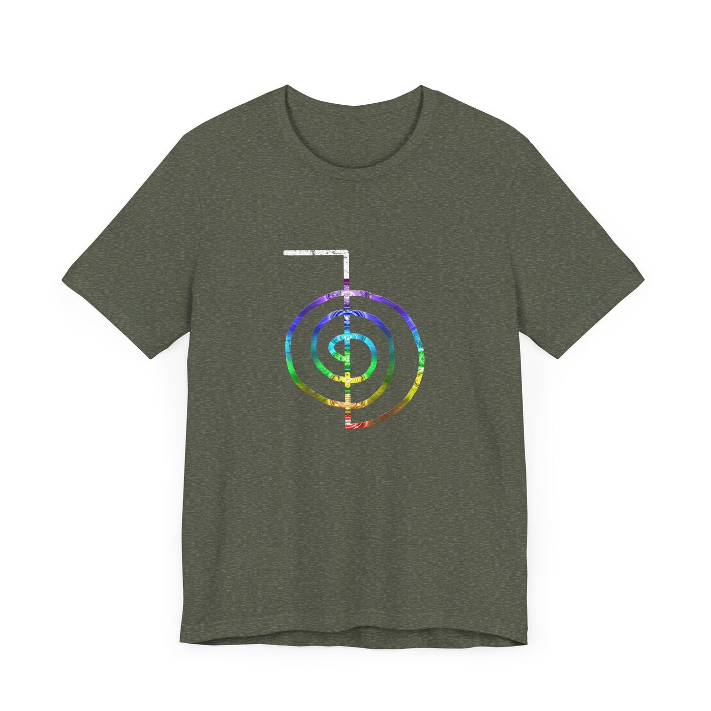 Choku Rei Reiki Power Symbol Chakra Colors T-Shirt