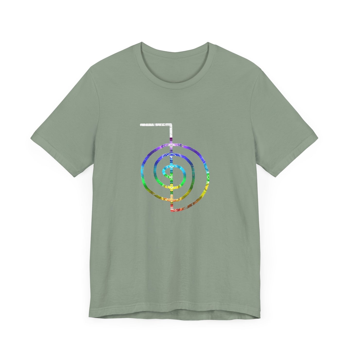 Choku Rei Reiki Power Symbol Chakra Colors T-Shirt