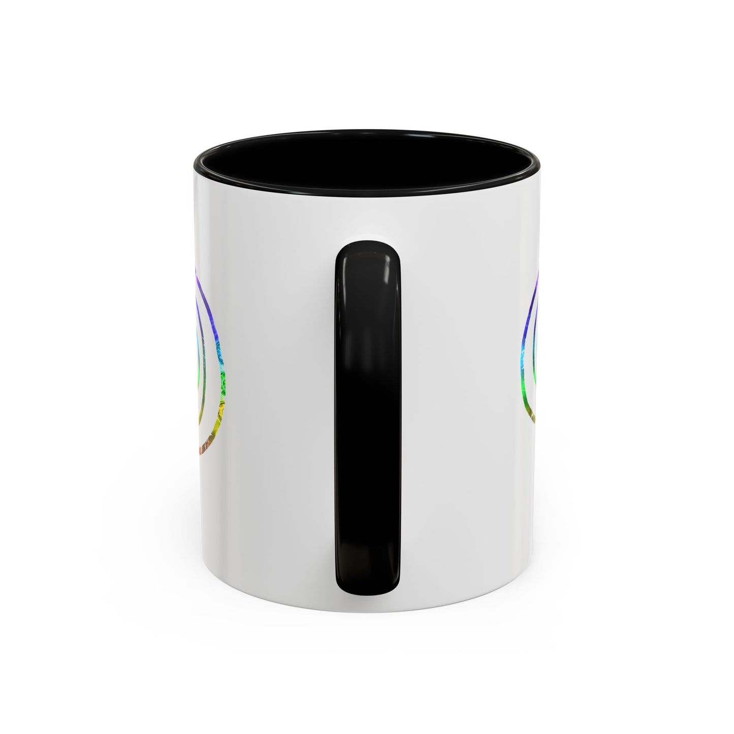 Coffee Mug - Choku Rei Reiki Power Symbol Chakra Colors 11oz