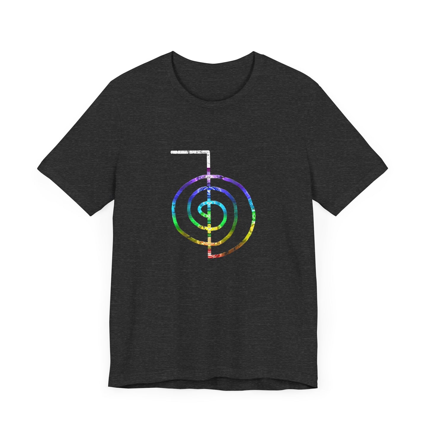 Choku Rei Reiki Power Symbol Chakra Colors T-Shirt