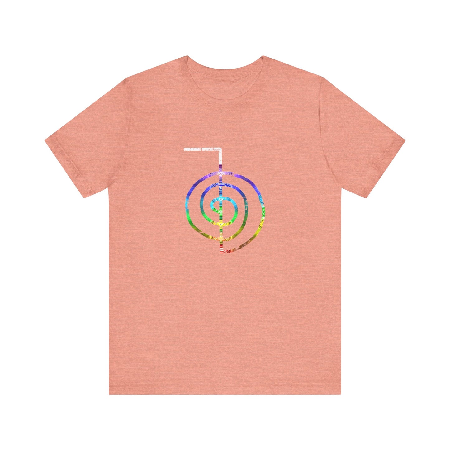 Choku Rei Reiki Power Symbol Chakra Colors T-Shirt