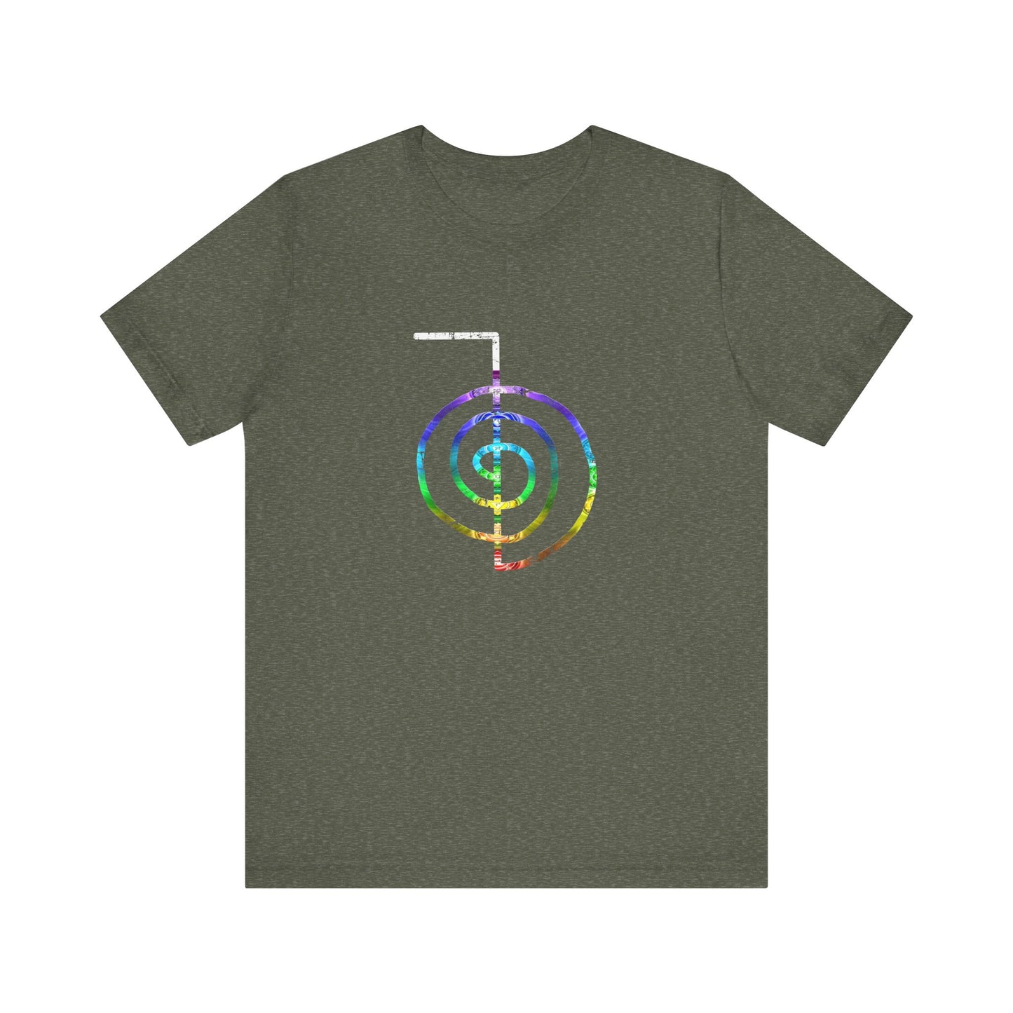 Choku Rei Reiki Power Symbol Chakra Colors T-Shirt