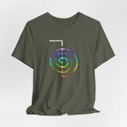 Choku Rei Reiki Power Symbol Chakra Colors T-Shirt