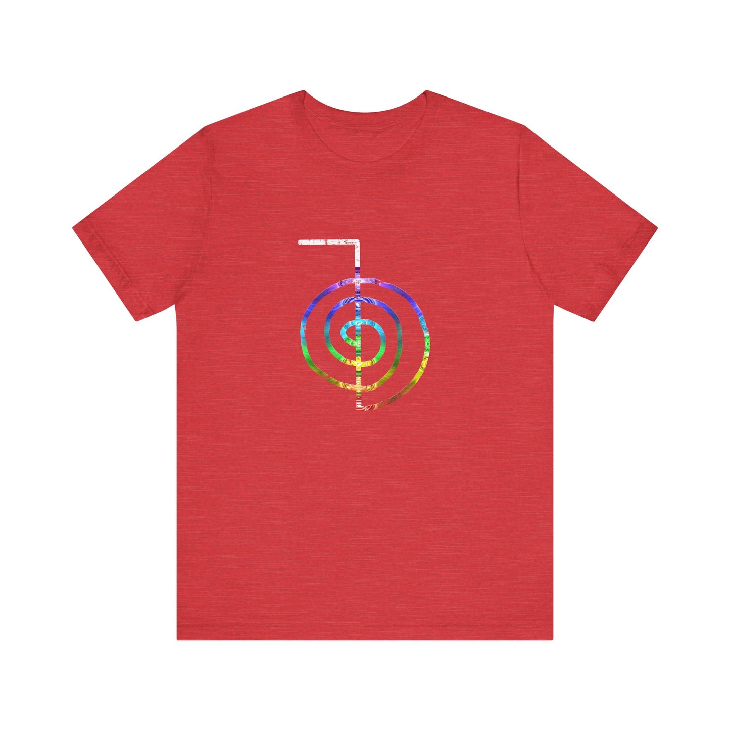 Choku Rei Reiki Power Symbol Chakra Colors T-Shirt