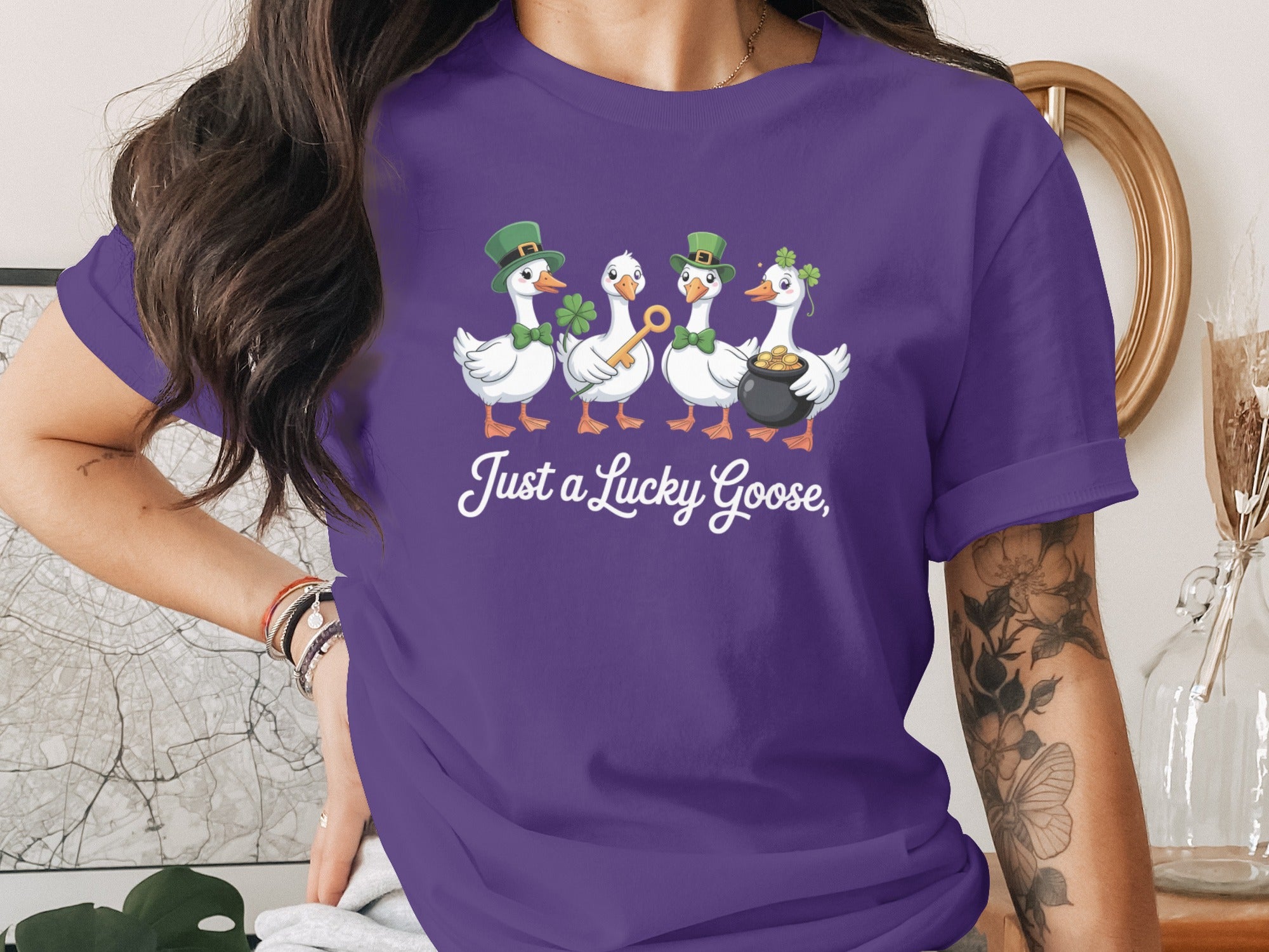Just A Lucky Goose St. Patrick's Day Casual Top