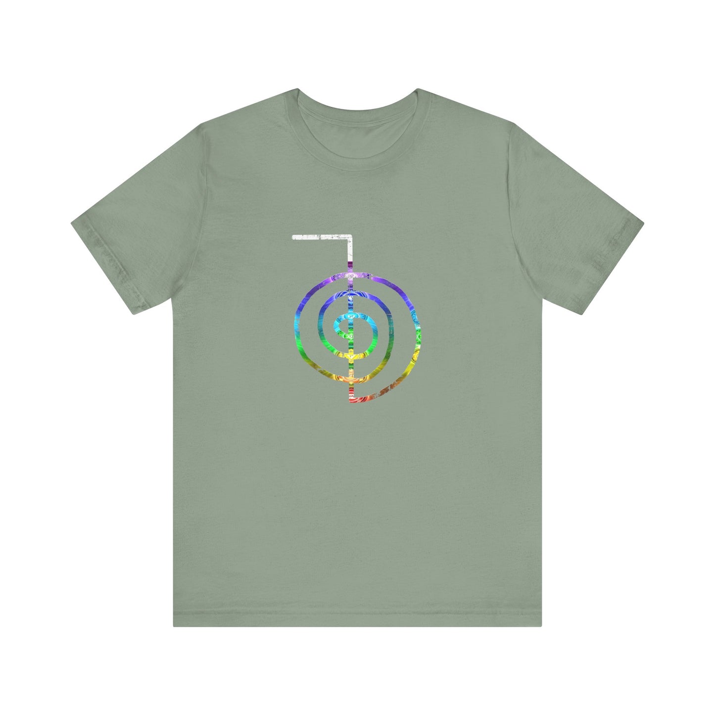 Choku Rei Reiki Power Symbol Chakra Colors T-Shirt