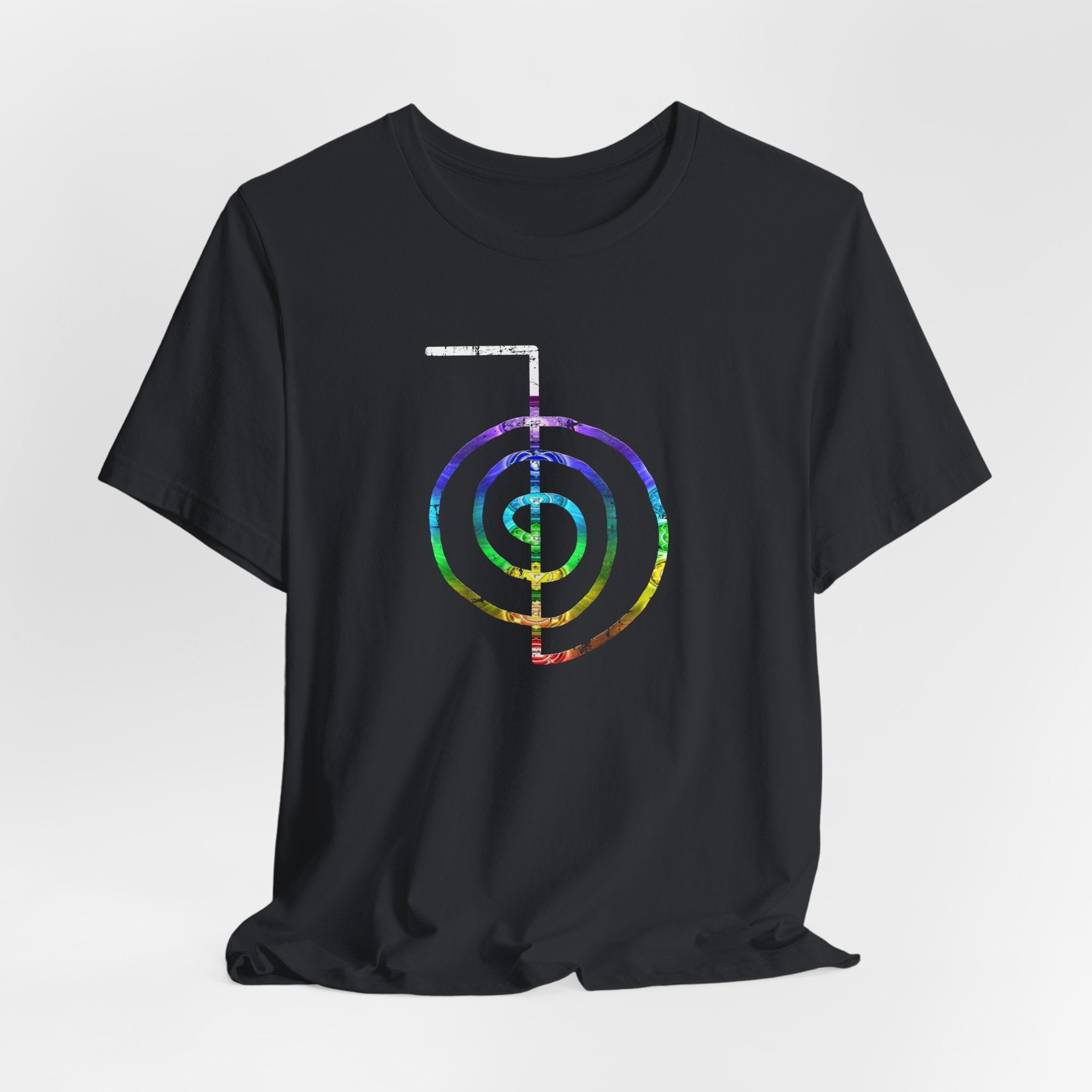 Choku Rei Reiki Power Symbol Chakra Colors T-Shirt