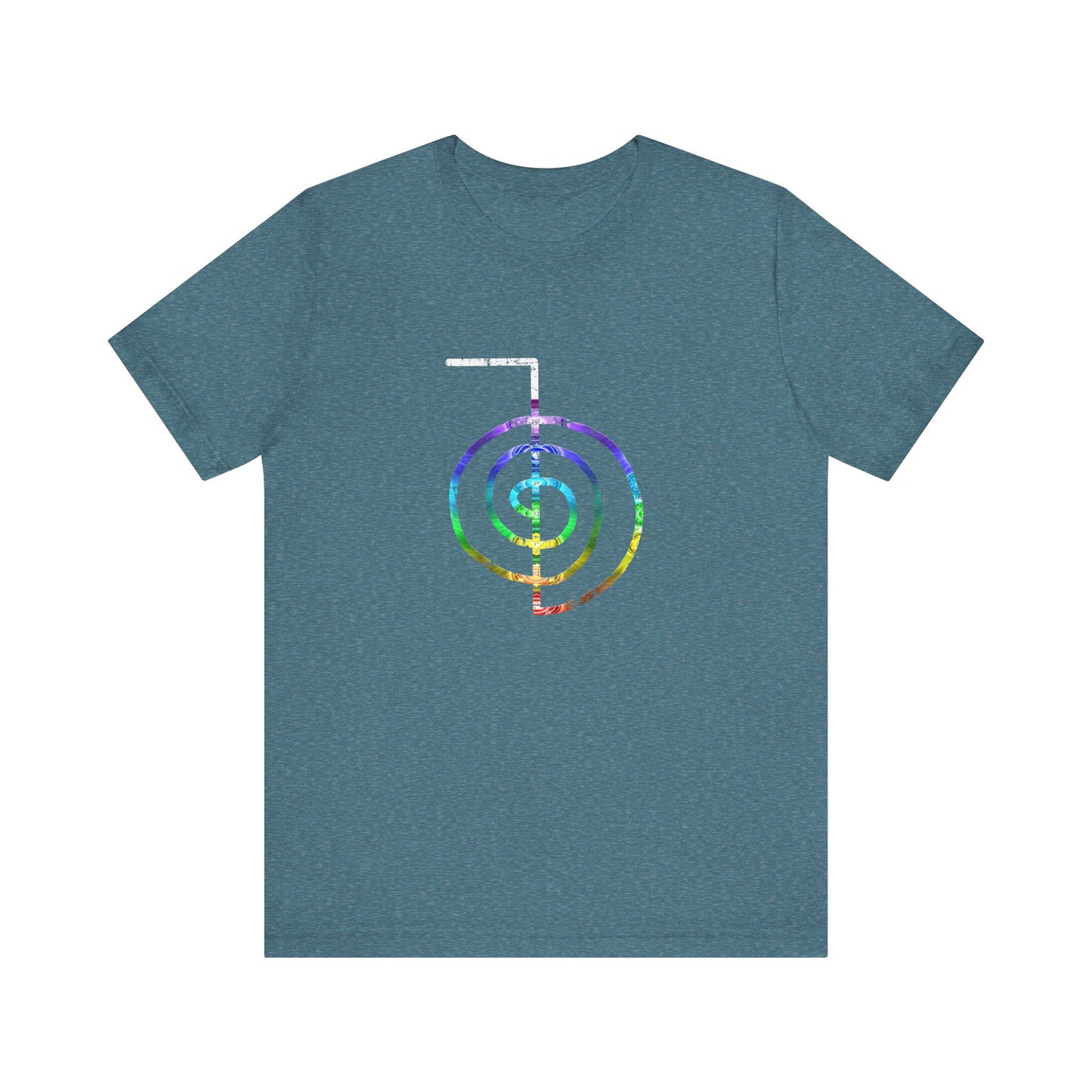 Choku Rei Reiki Power Symbol Chakra Colors T-Shirt