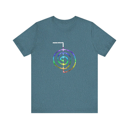 Choku Rei Reiki Power Symbol Chakra Colors T-Shirt