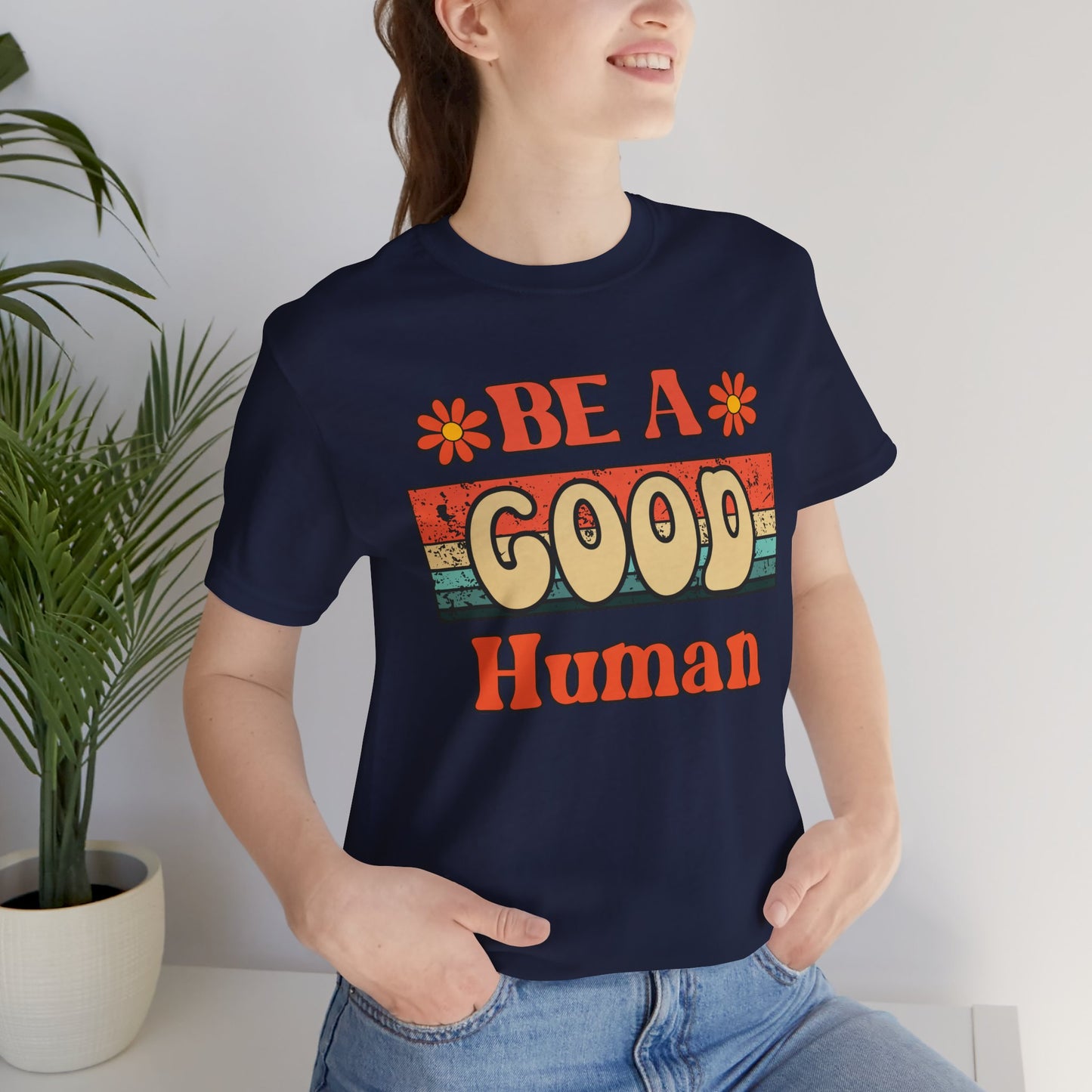 Be A Good Human Retro T-Shirt