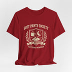 Soft Pants Society Funny T-Shirt — Jogging Pants Lovers Tee - WrinkledHippie