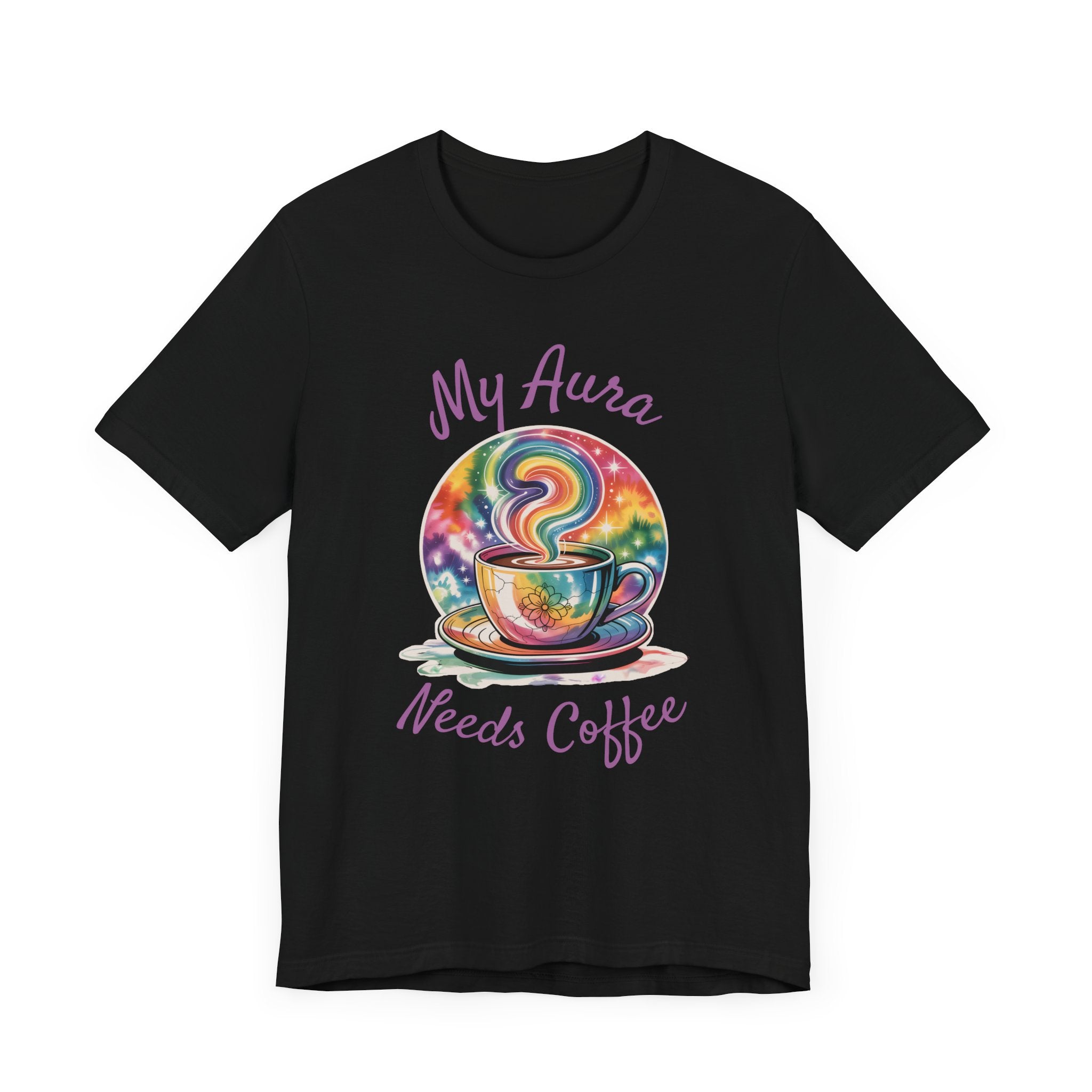 My Aura Needs Coffee Spiritual Coffee Lover Funny T-Shirt - WrinkledHippie