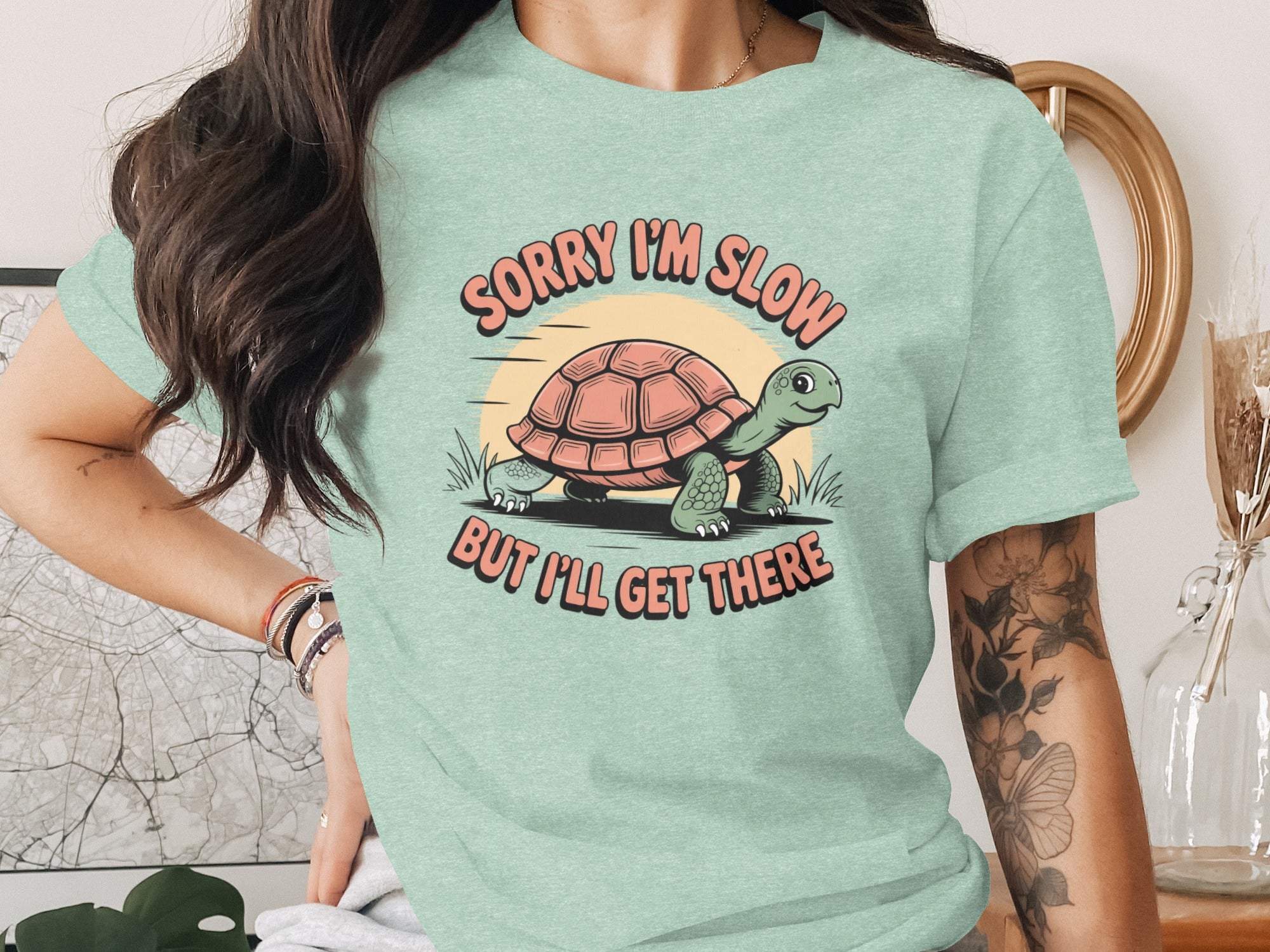 Sorry I'm Slow But I'll Get There Graphic Shirt