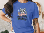 Mindfully Messy Raccoon Graphic T-Shirt is Perfect Choice