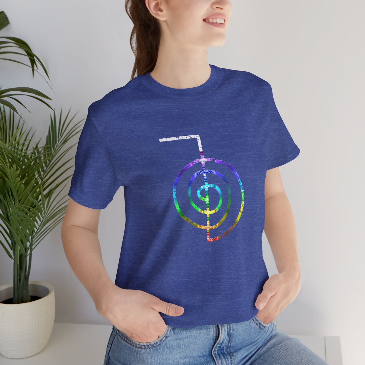 Choku Rei Reiki Power Symbol Chakra Colors T-Shirt