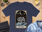 The Spirit Wolf Starry Night Design T-Shirt
