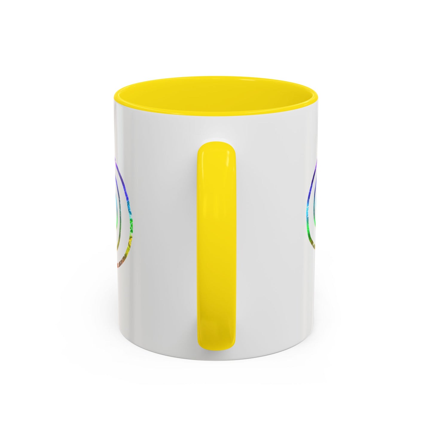 Coffee Mug - Choku Rei Reiki Power Symbol Chakra Colors 11oz