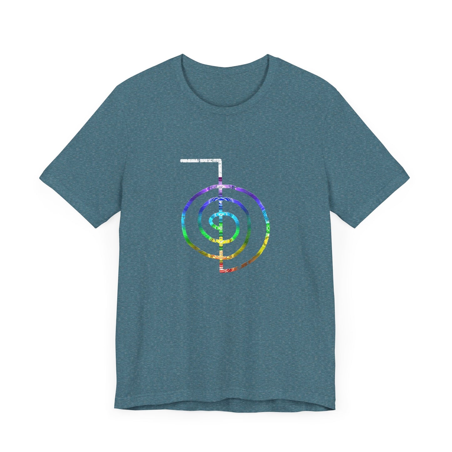 Choku Rei Reiki Power Symbol Chakra Colors T-Shirt