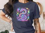 Colorful Dragon Artwork Graphic T-Shirt