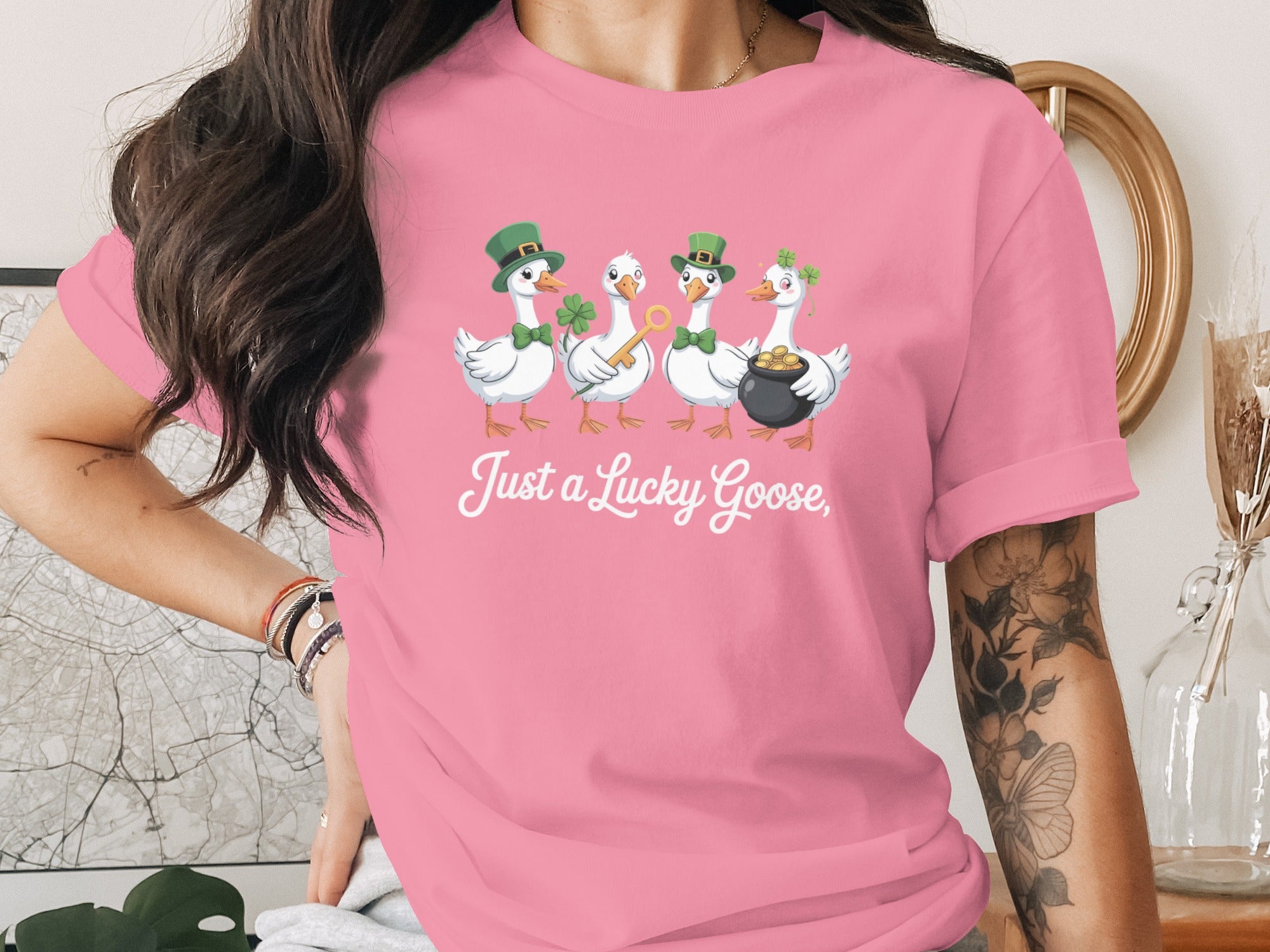 Just a Lucky Goose St Patrick's Day T-shirt