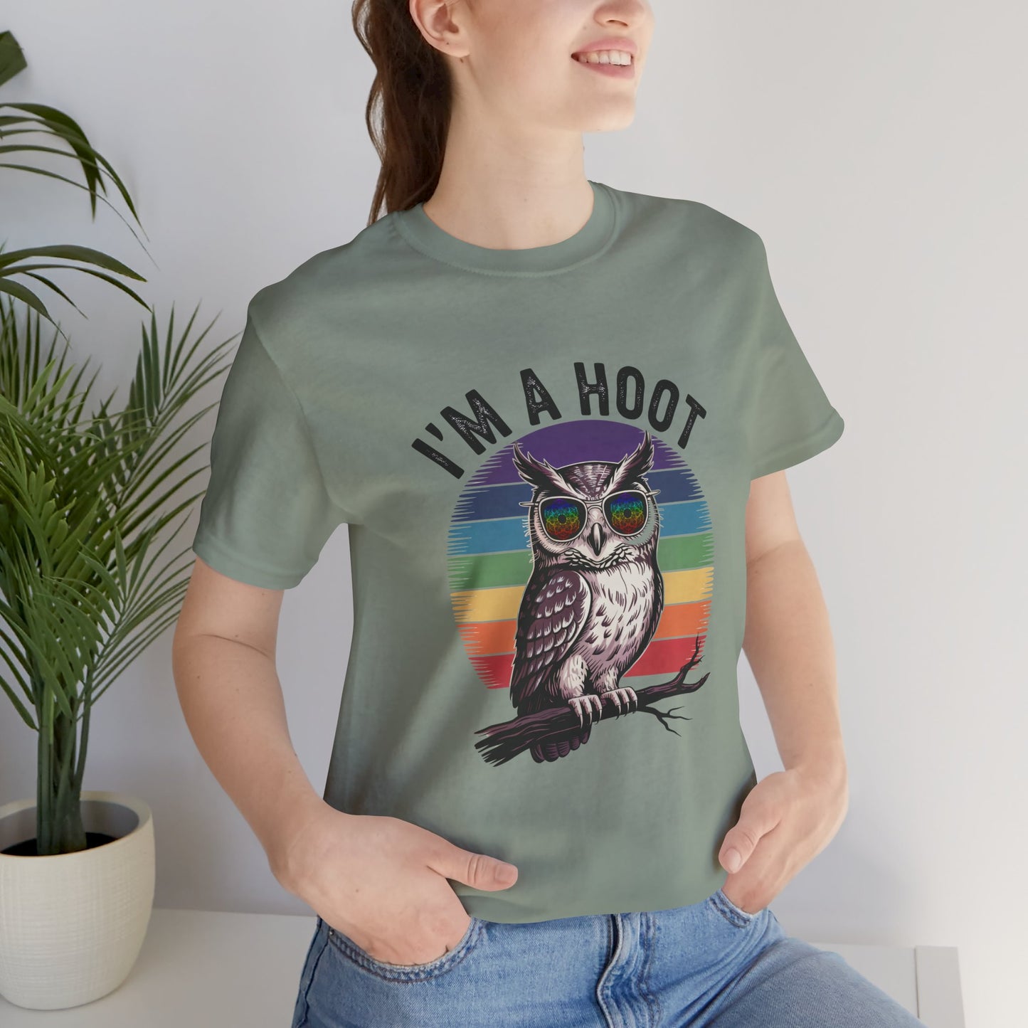 I'm a Hoot Retro Spirit Animal Owl T-Shirt