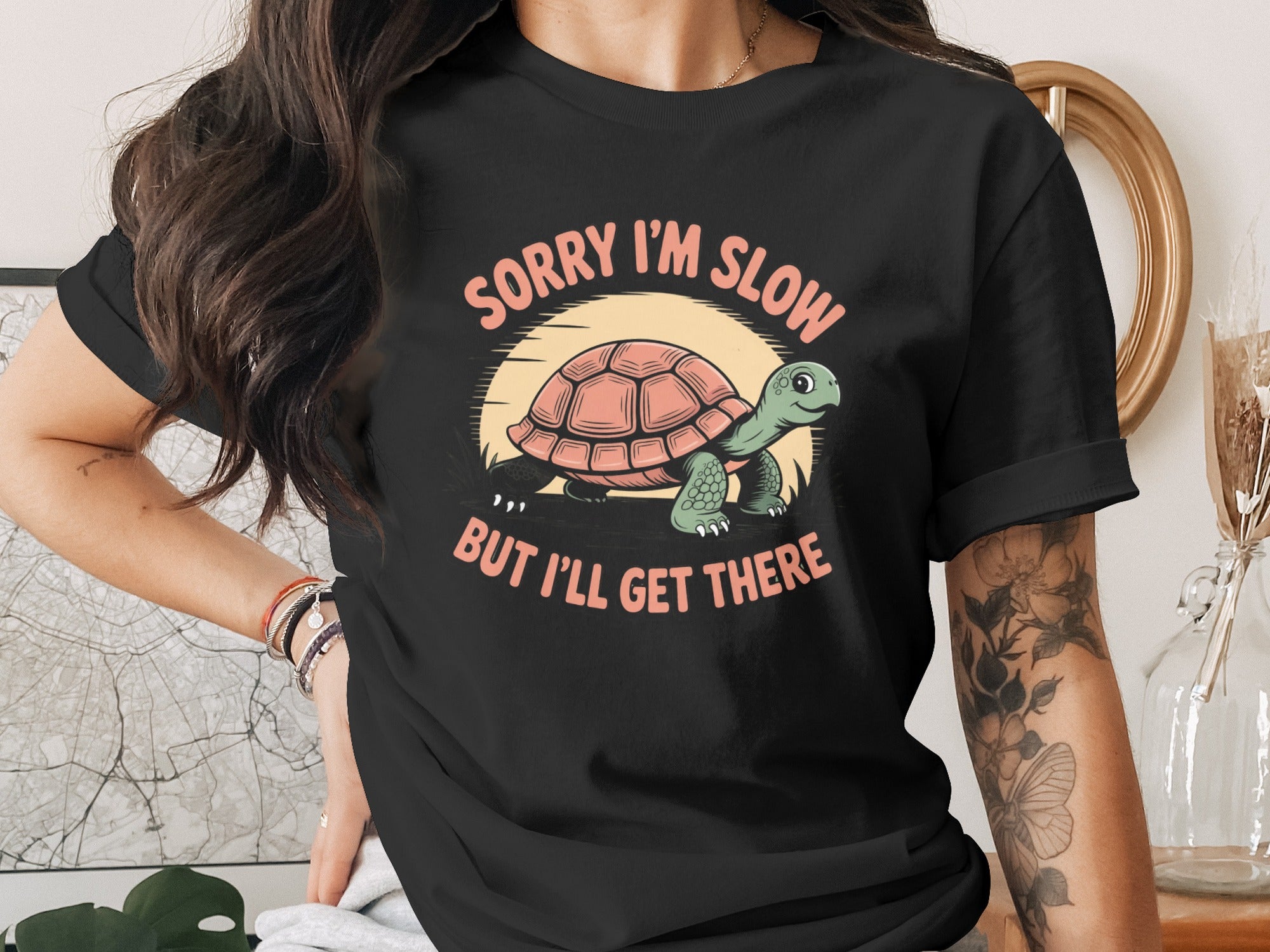 Sorry I'm Slow But I'll Get There Turtle Shirt
