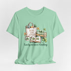 Lucky to Love Reading St Patrick's Day T-Shirt for Book Lovers