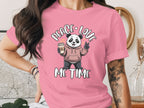 Peace Love Me Time Panda T-Shirt for Relaxation