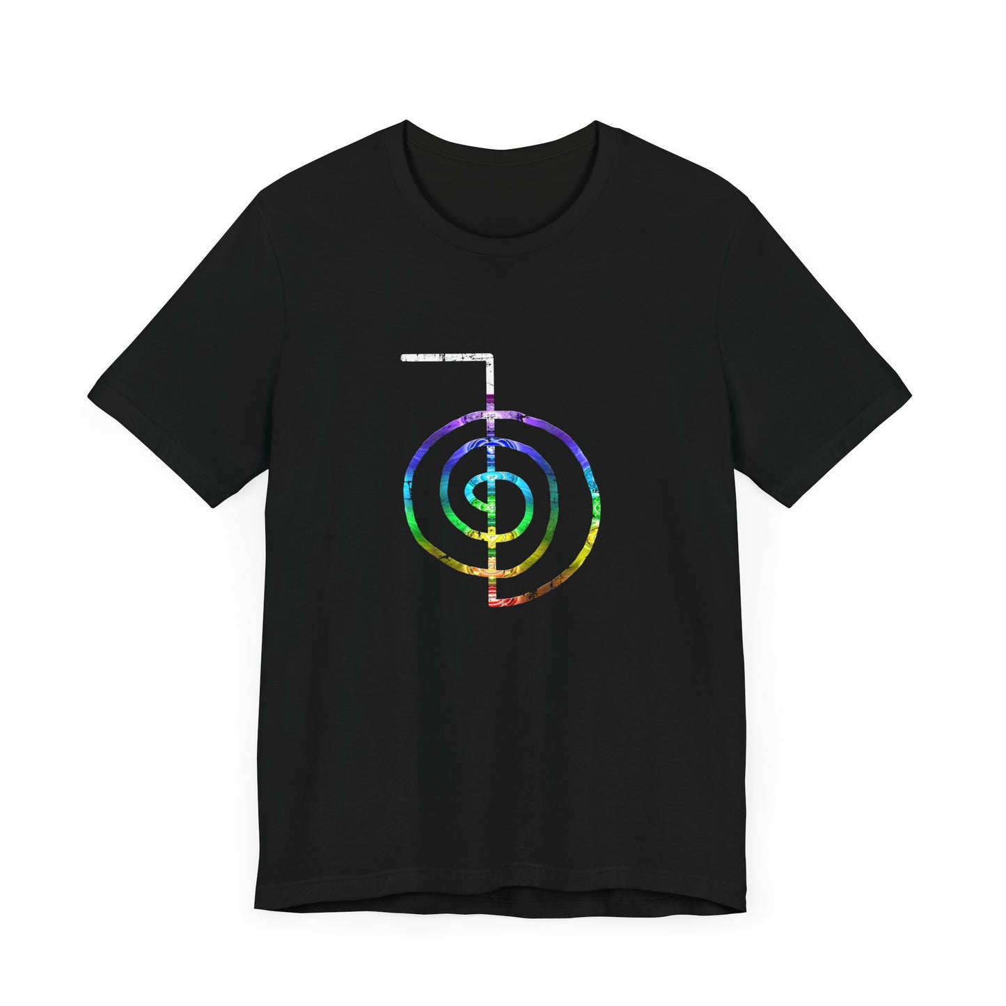 Choku Rei Reiki Power Symbol Chakra Colors T-Shirt