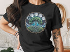 Mystical Tree with Moon Phases Women's T-Shirt