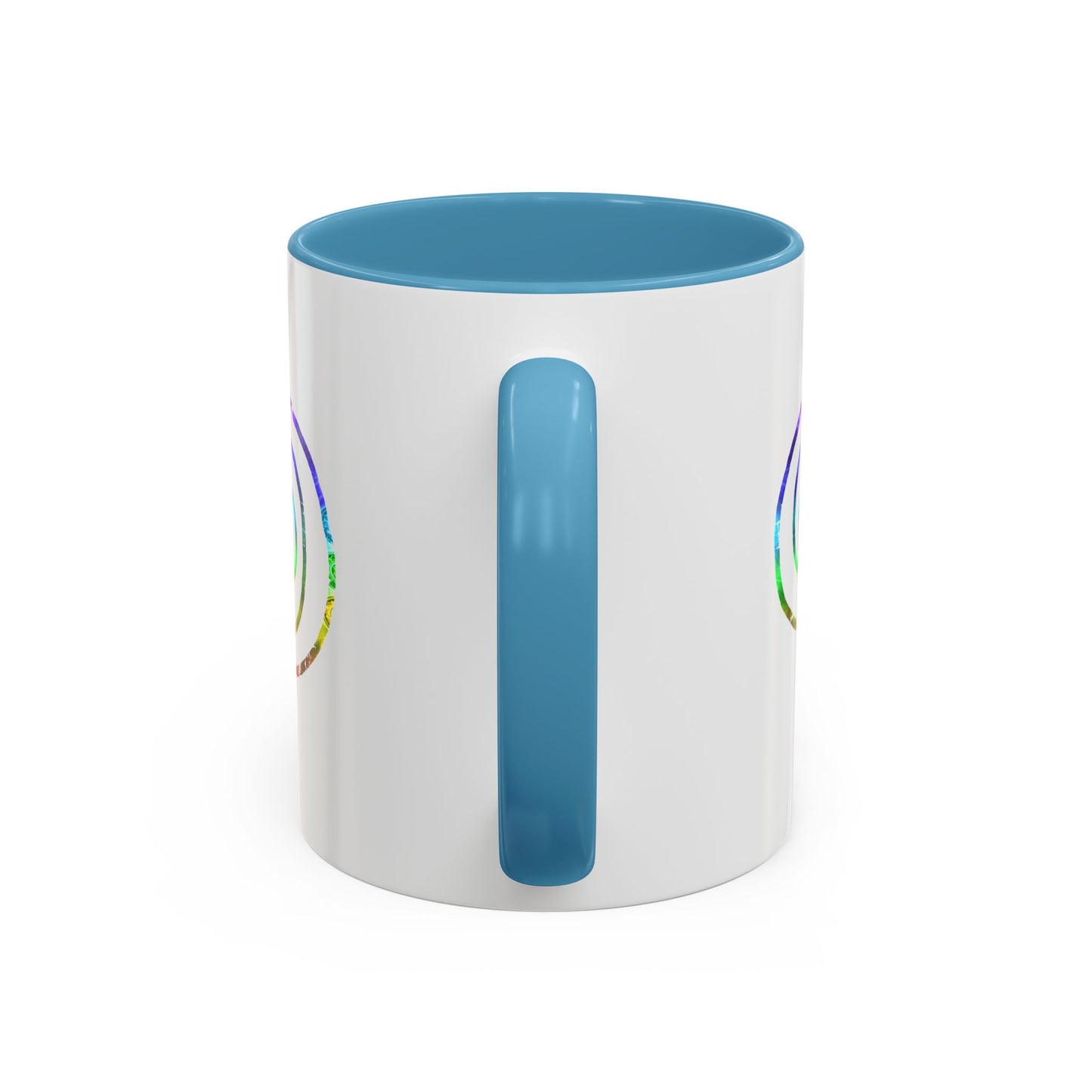 Coffee Mug - Choku Rei Reiki Power Symbol Chakra Colors 11oz